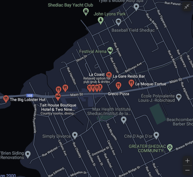 Shediac Restaurants GEO Dome Shediac