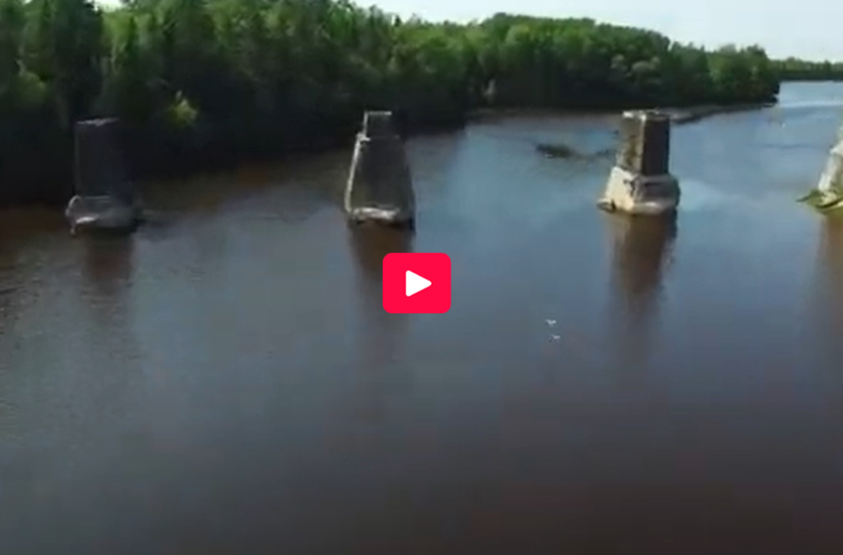 Shediac, New Brunswick mountain bike trail "La Batture"